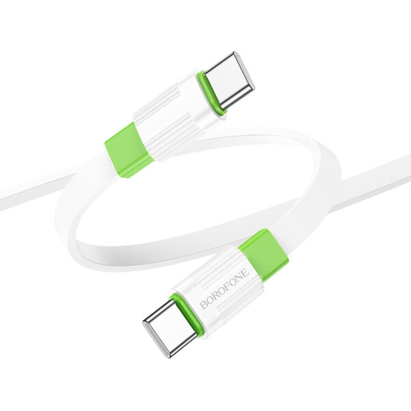 Borofone Cable BX89 Union - Type C to Type C - PD 60W 1 metre white-green