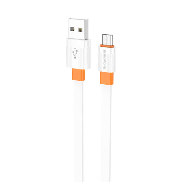 Borofone Cable BX89 Union - USB to Micro USB - 2,4A 1 metre white-orange