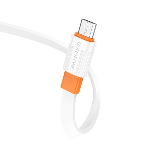 Borofone Cable BX89 Union - USB to Micro USB - 2,4A 1 metre white-orange