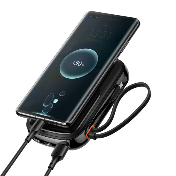 Baseus Power Bank 20000mAh Qpow Pro - USB + Type C - PD 22,5W with Type C cable (PPQD060301) black