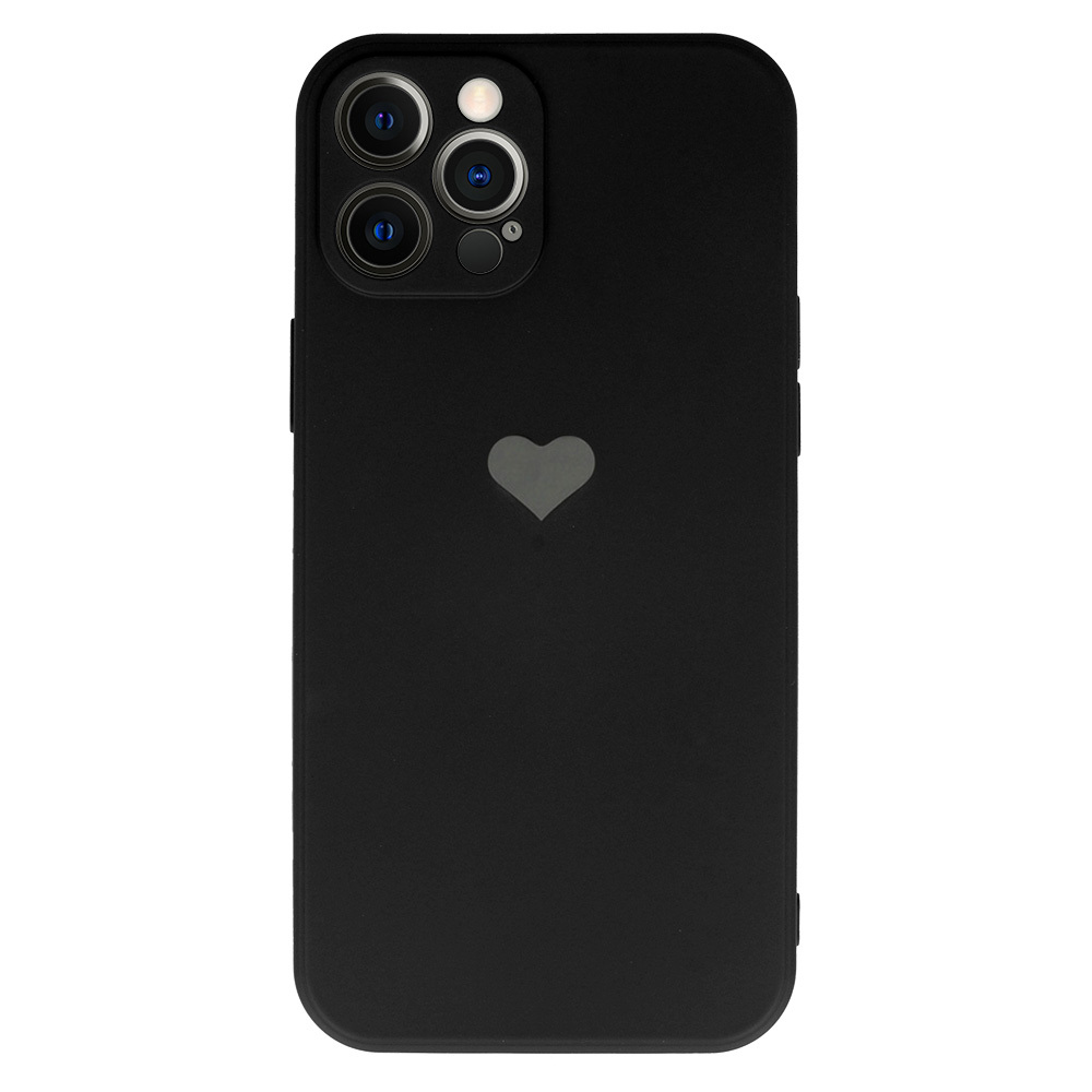 Vennus Silicone Heart Case for Iphone 11 Pro design 1 black