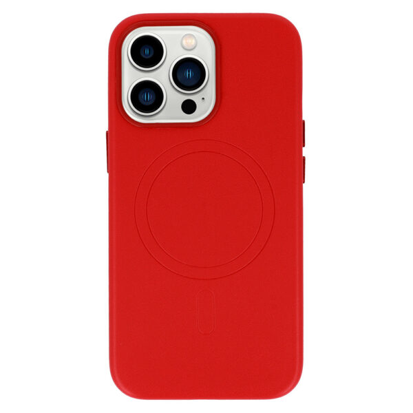 MagSafe Leather Case Iphone 13 Red