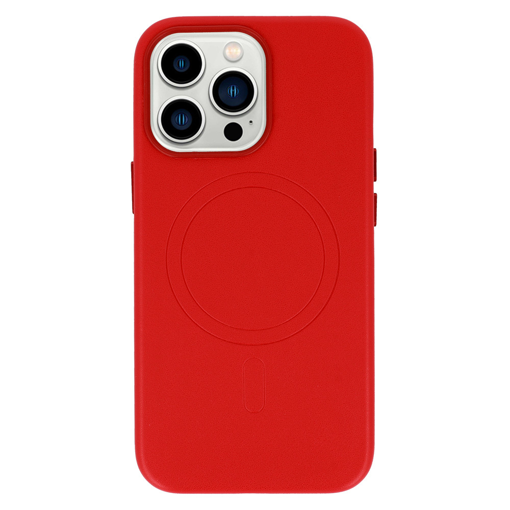 MagSafe Leather Case Iphone 13 Red