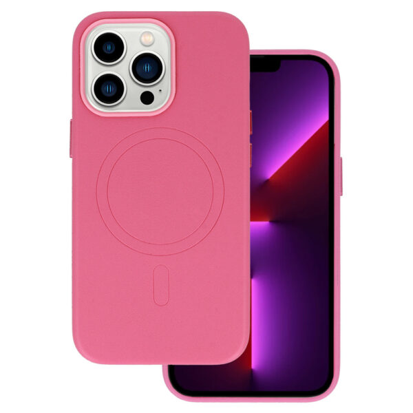 MagSafe Leather Case Iphone 13 Pink