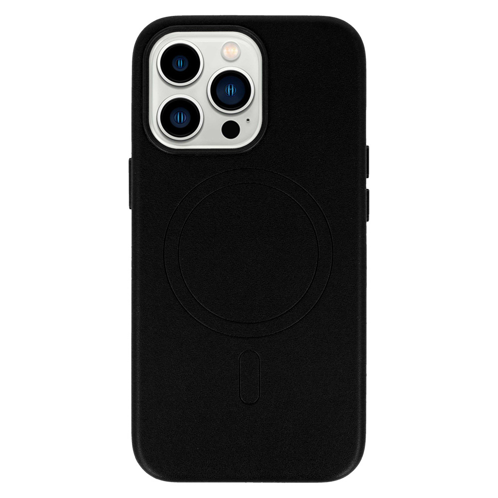 MagSafe Leather Case Iphone 13 Pro Black