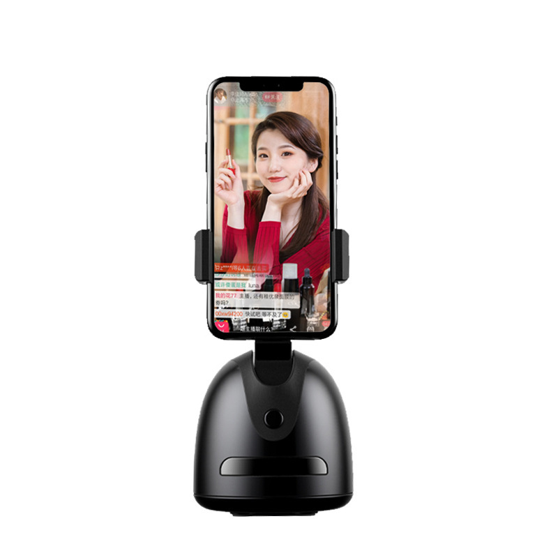 Phone holder with 360° face tracking P2S black