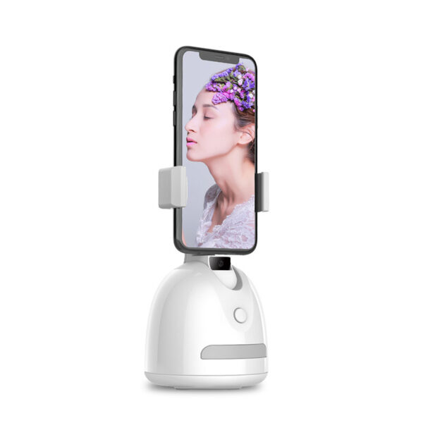Phone holder with 360° face tracking P2S white