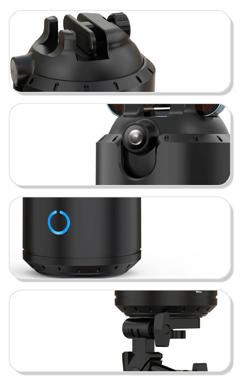 Phone holder with 360° face tracking P3 black