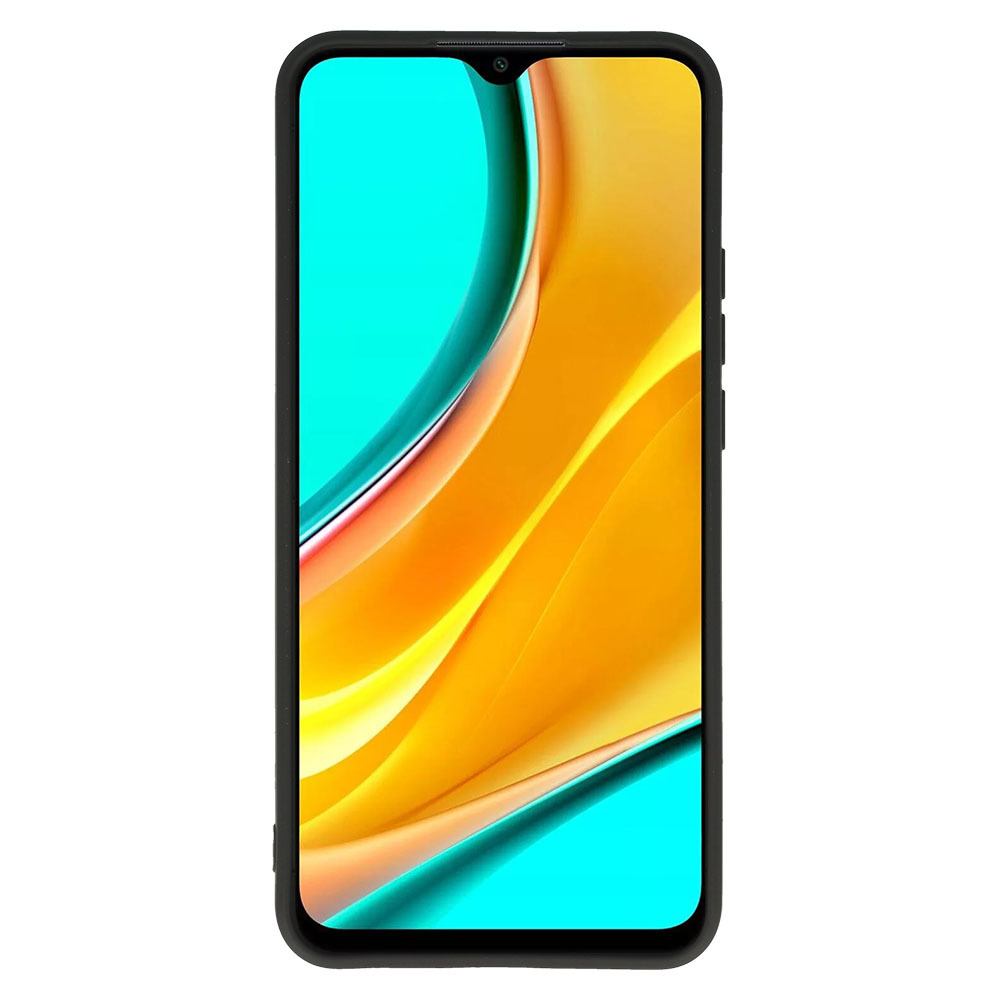 Vennus Silicone Heart Case for Xiaomi Redmi 9 design 1 black