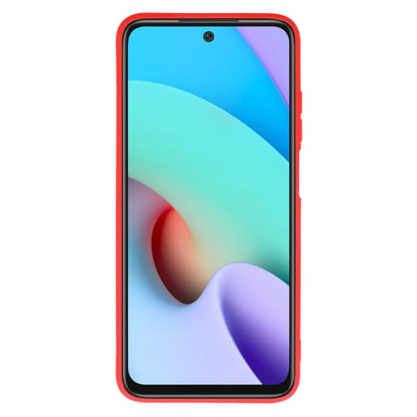 Vennus Silicone Heart Case for Xiaomi Redmi 10 design 1 red