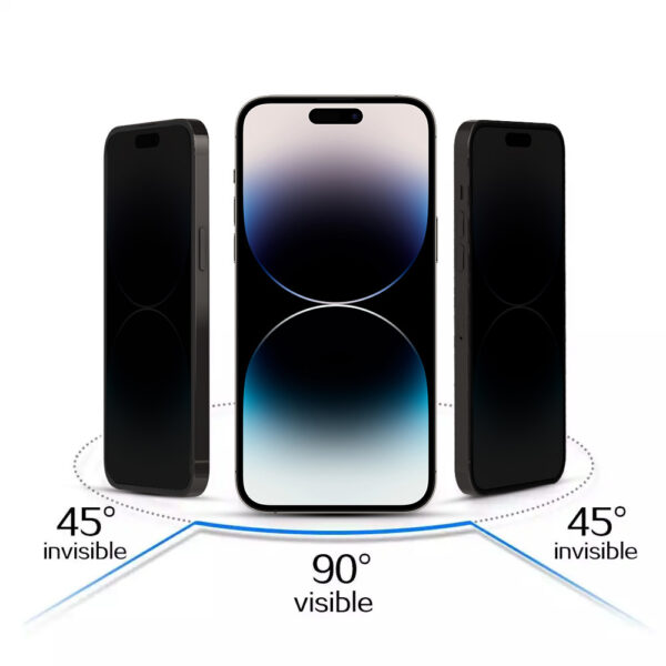 Tempered Glass Privacy Glass for SAMSUNG GALAXY A52/A52S BLACK