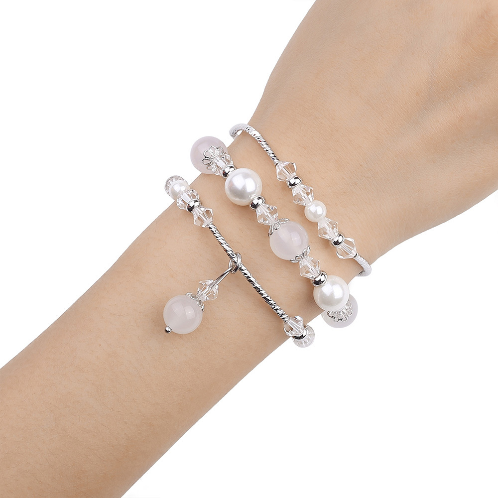 Bracelet loop for Apple Watch 42/44/45 design 4 white