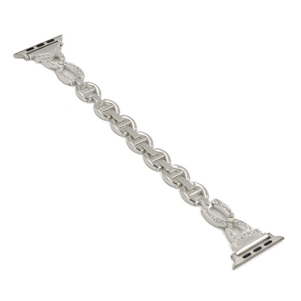 Bracelet loop for Apple Watch 42/44/45 design 3 silver