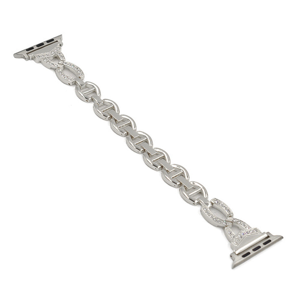 Bracelet loop for Apple Watch 42/44/45 design 3 silver