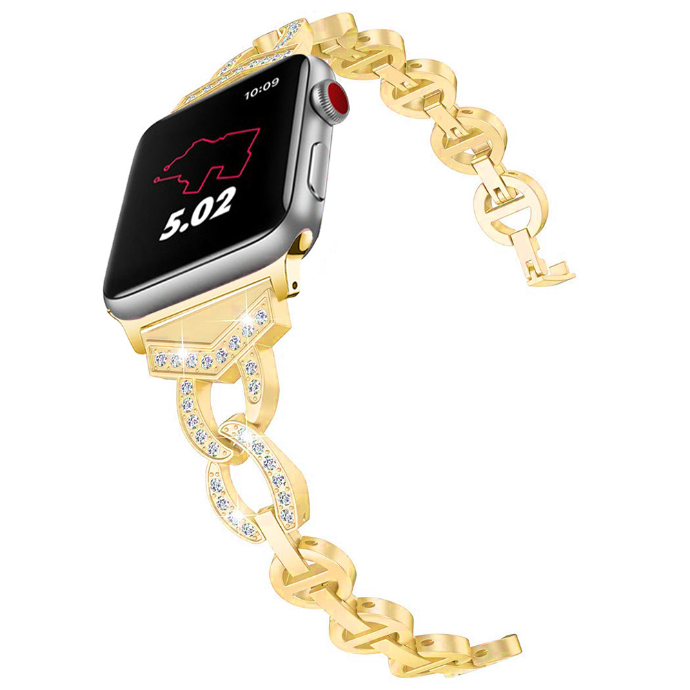Bracelet loop for Apple Watch 42/44/45 design 3 gold