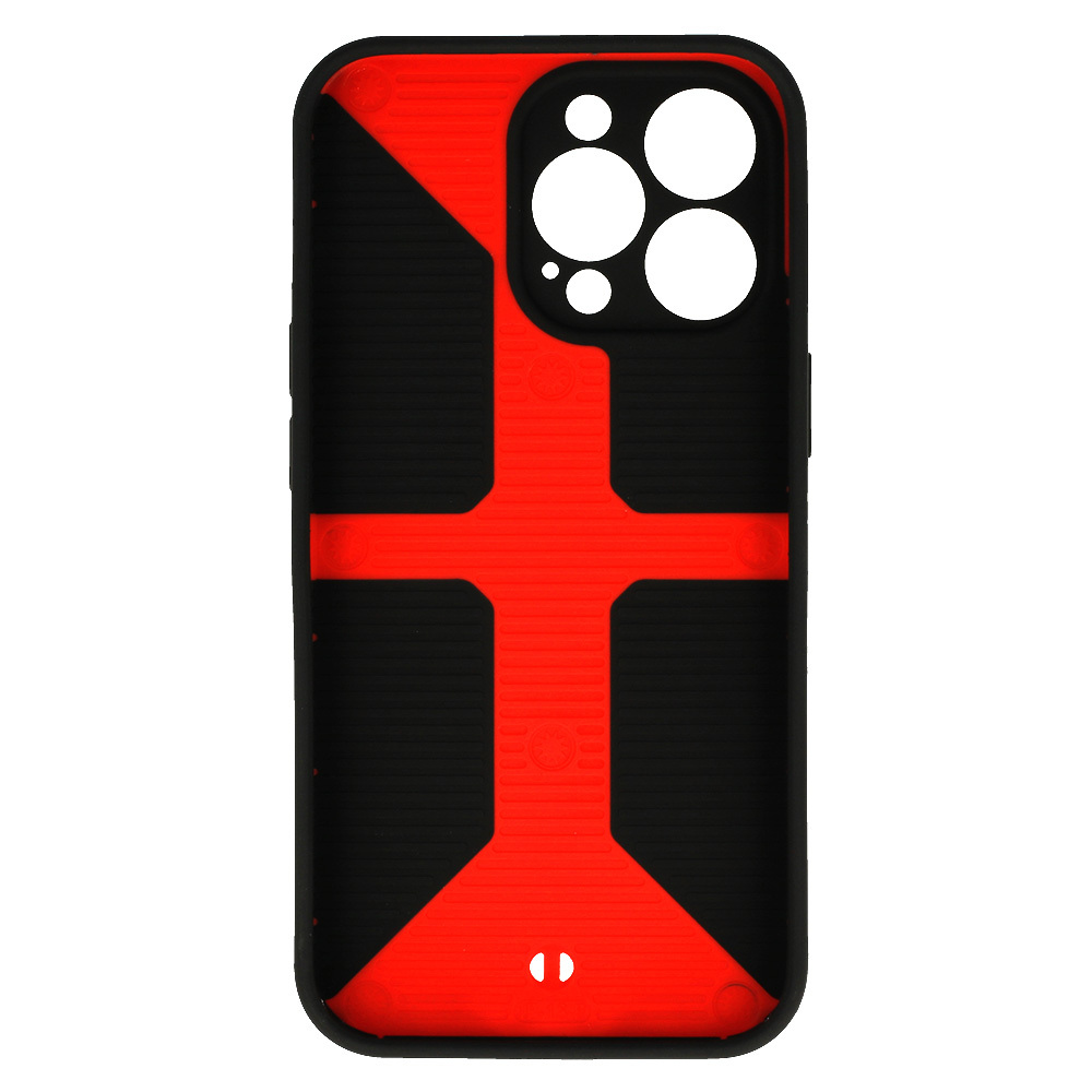 TEL PROTECT Grip Case for Iphone 13 Pro Max Red