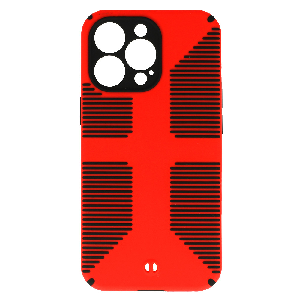 TEL PROTECT Grip Case for Iphone 13 Pro Max Red