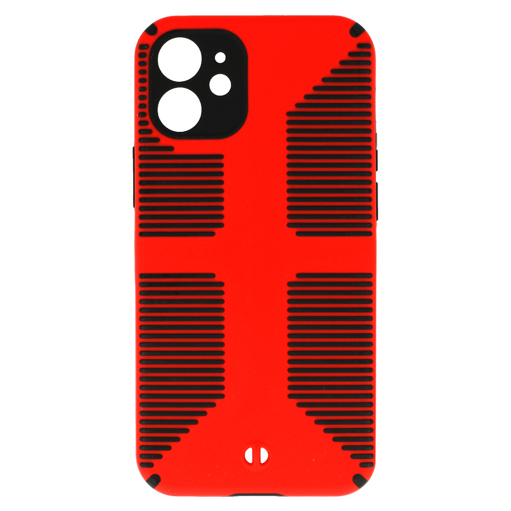 TEL PROTECT Grip Case for Iphone 12 Red