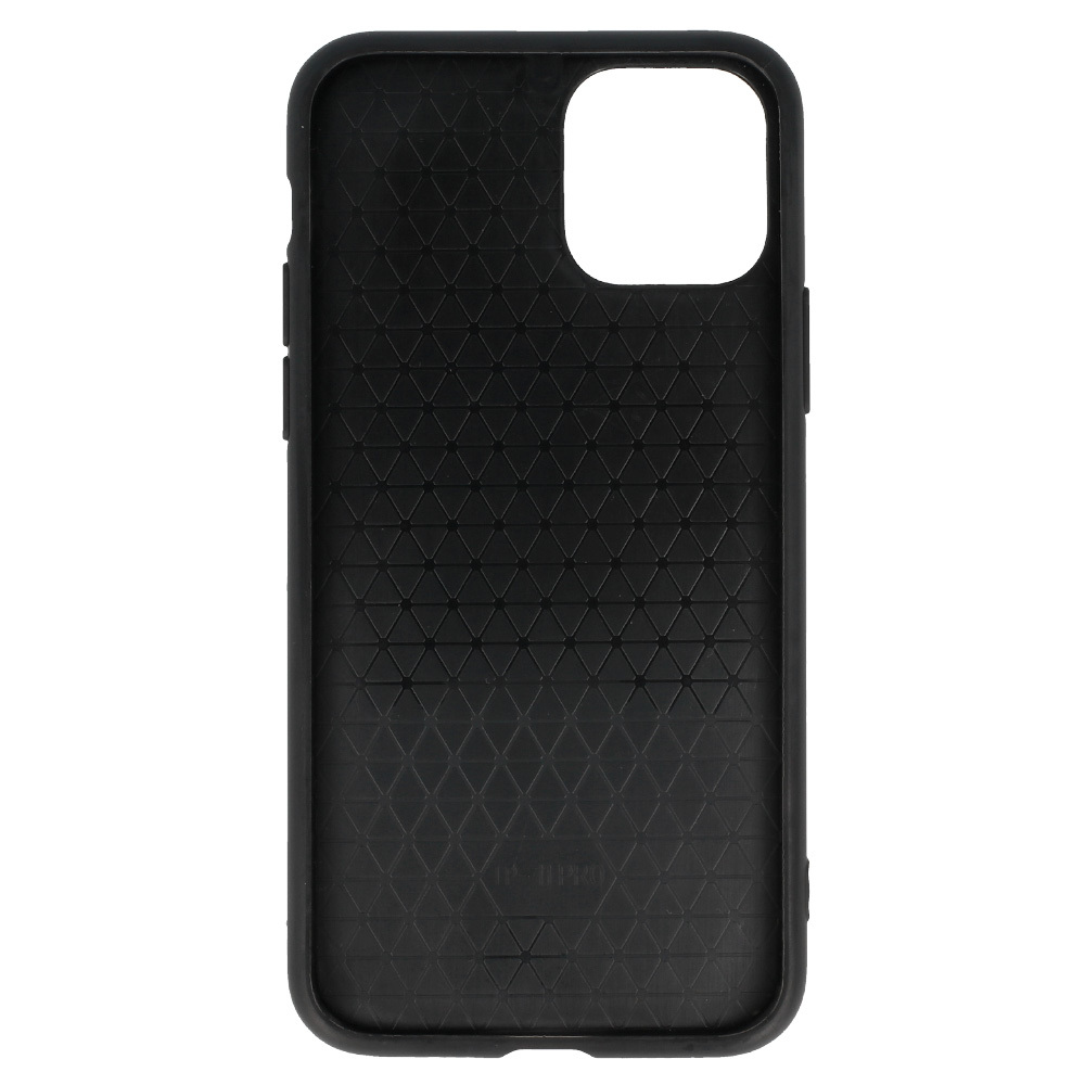 Tel Protect CARBON Case for Iphone 11 Pro Black with red stripe