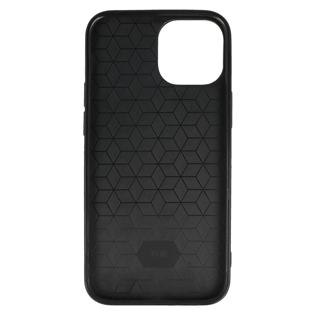 Tel Protect CARBON Case for Iphone 13 Mini Black with red stripe
