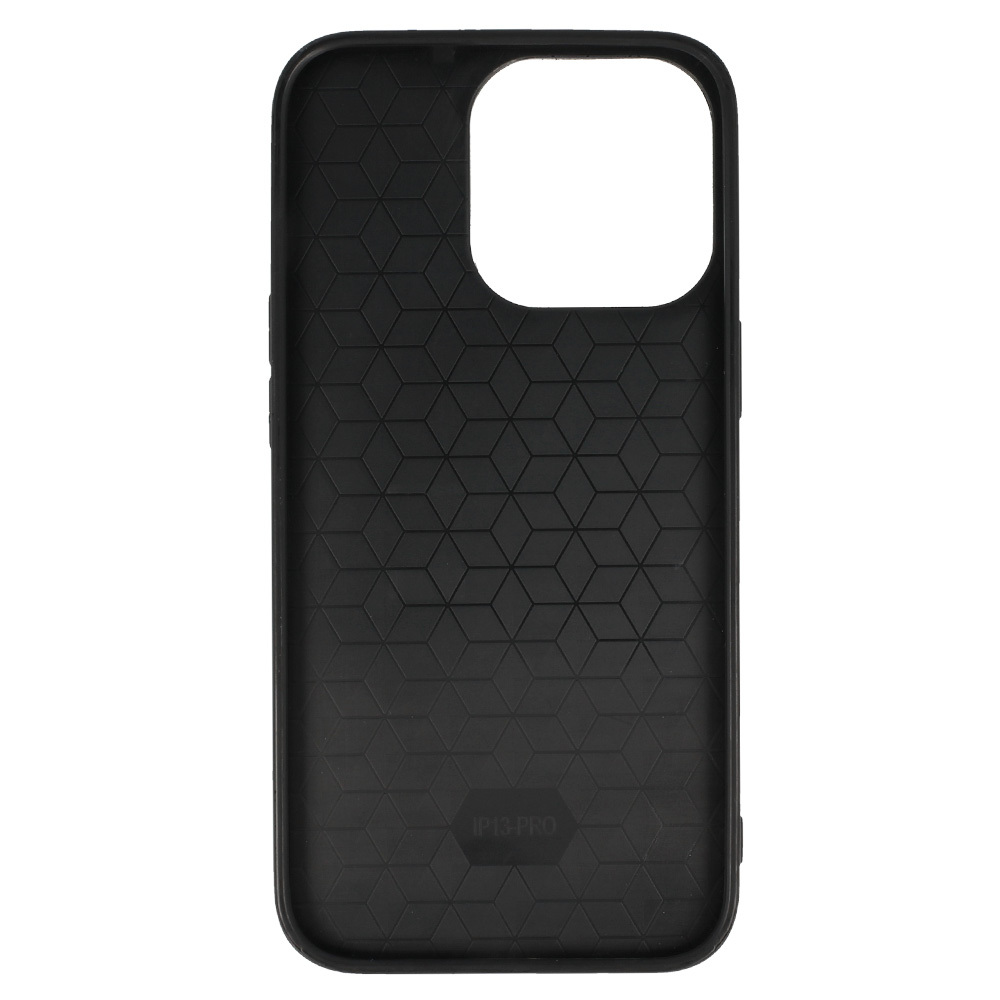 Tel Protect CARBON Case for Iphone 13 Pro Max Black with red stripe