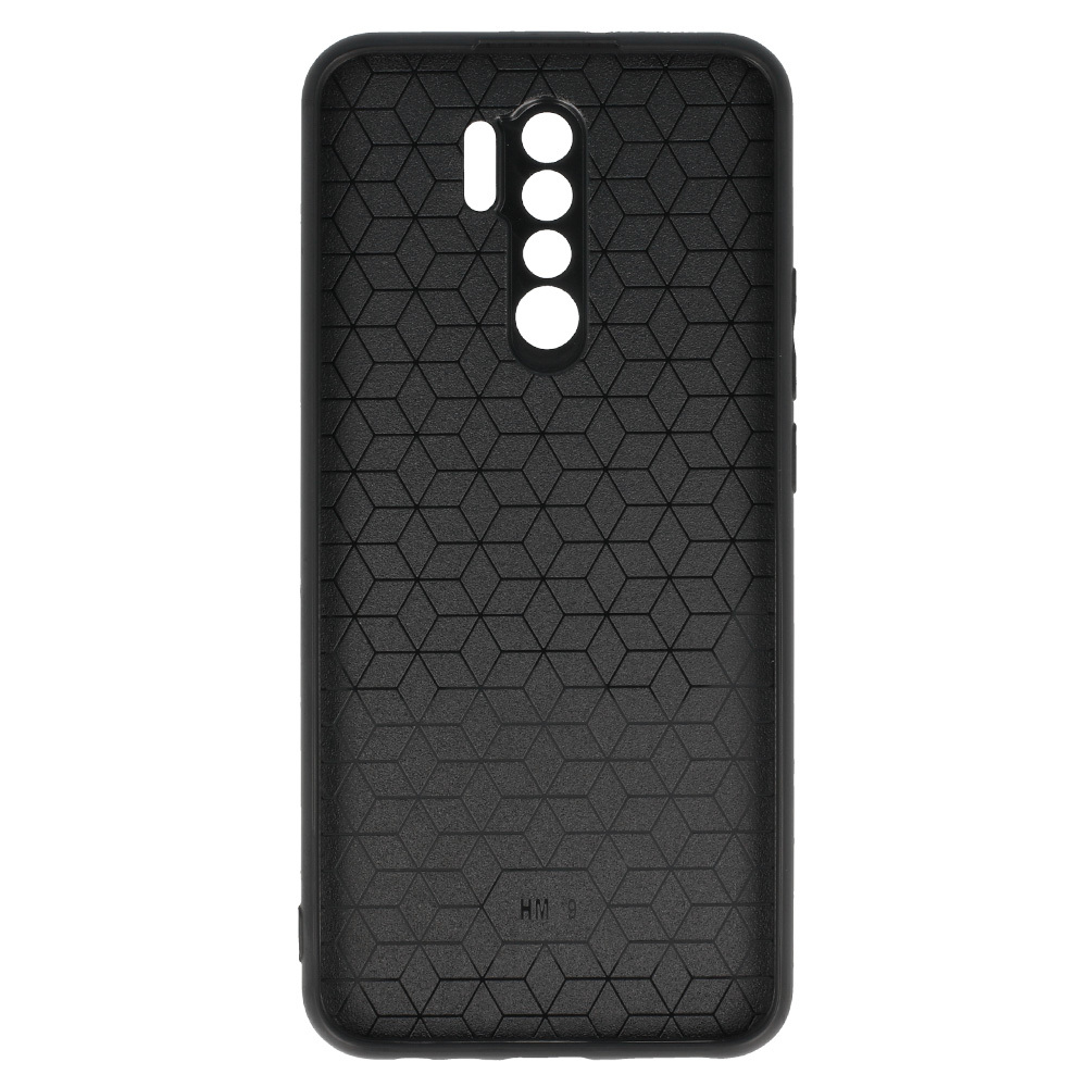 Tel Protect CARBON Case for Xiaomi Redmi 9 Black with red stripe
