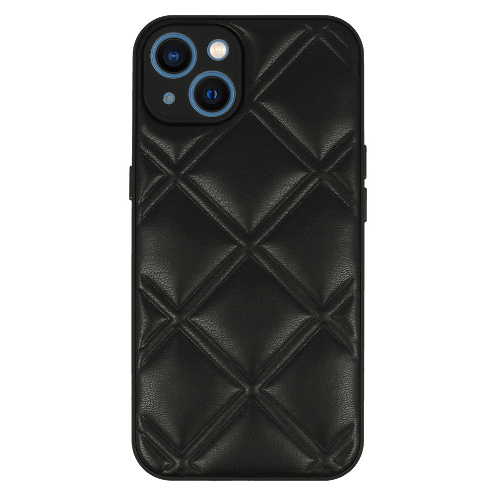 Leather 3D Case for Iphone 13 design 3 black
