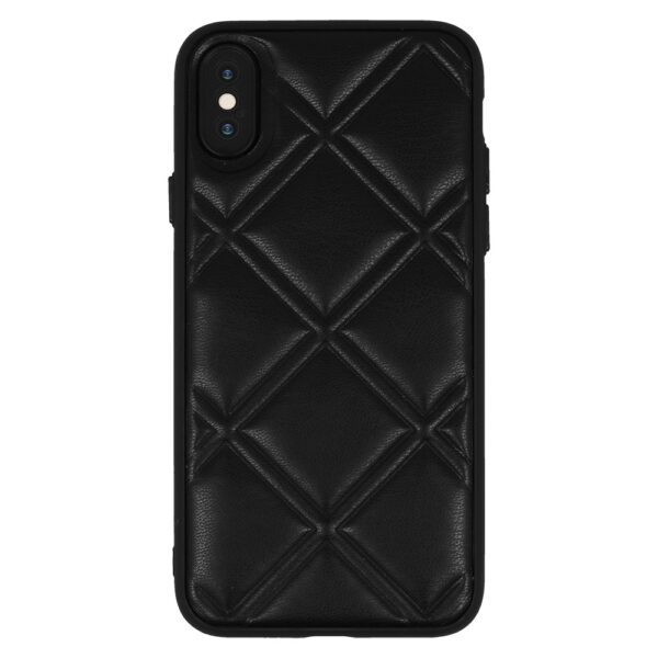 Leather 3D Case for Iphone X/XS design 3 black