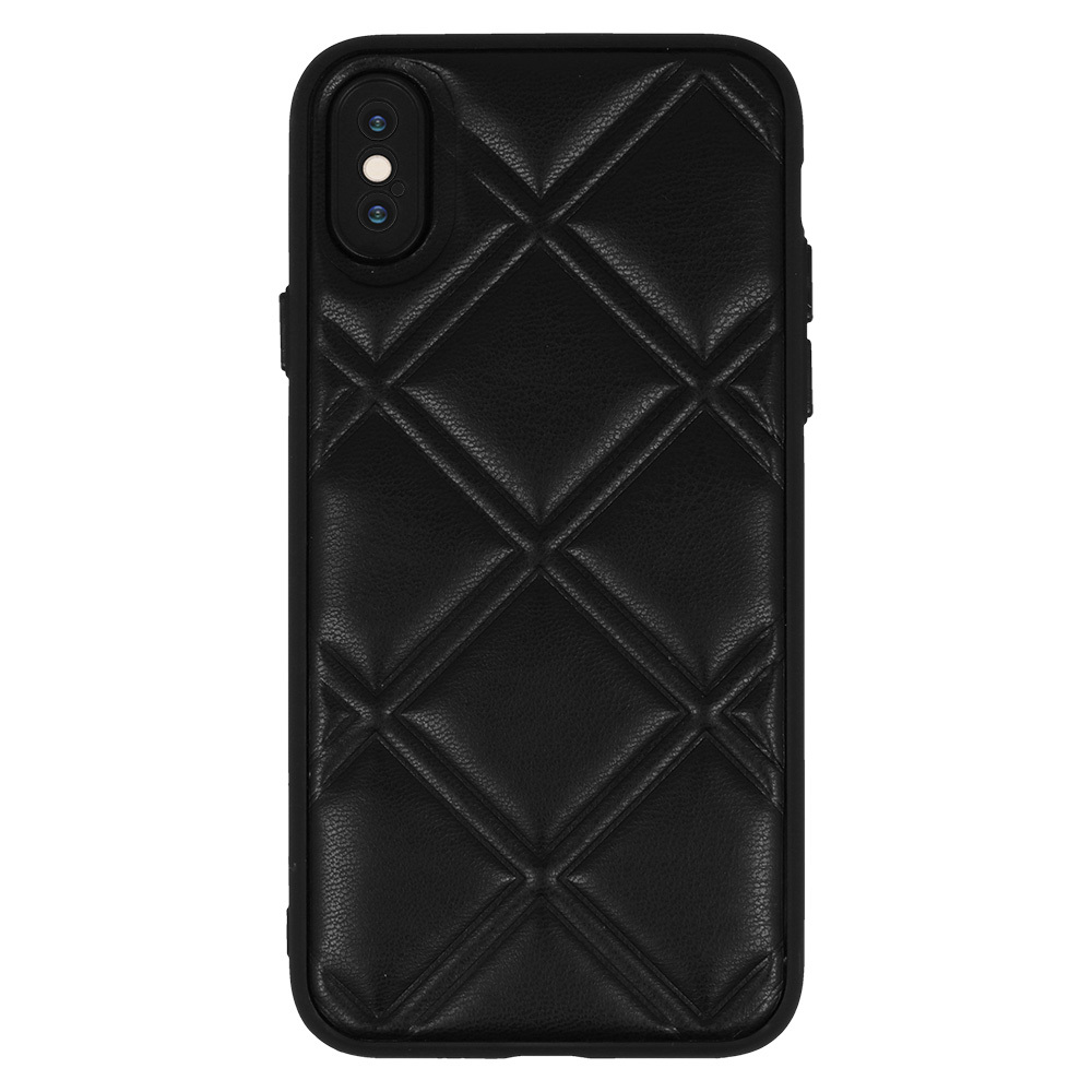 Leather 3D Case for Iphone X/XS design 3 black