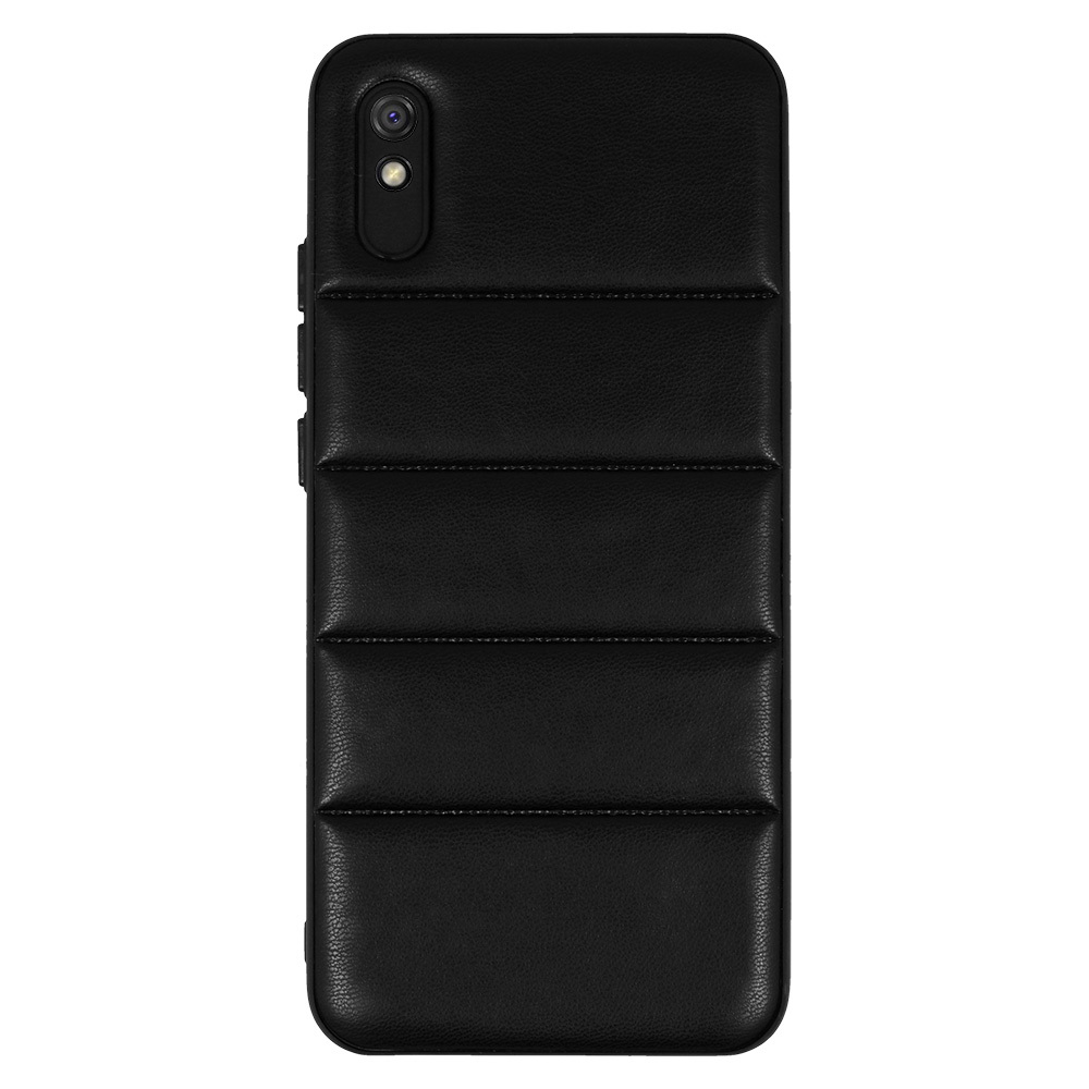Leather 3D Case for Xiaomi Redmi 9A design 2 black