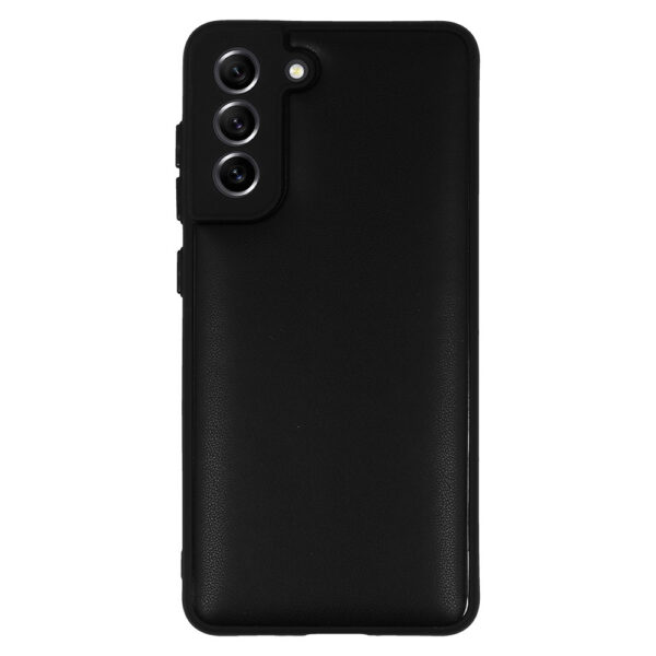 Leather 3D Case for Samsung Galaxy S21 FE design 1 black