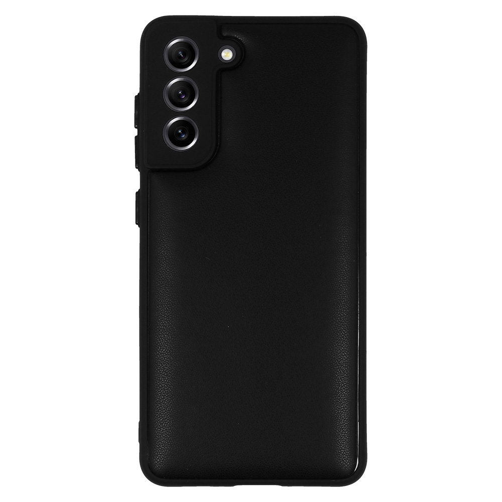 Leather 3D Case for Samsung Galaxy S21 FE design 1 black