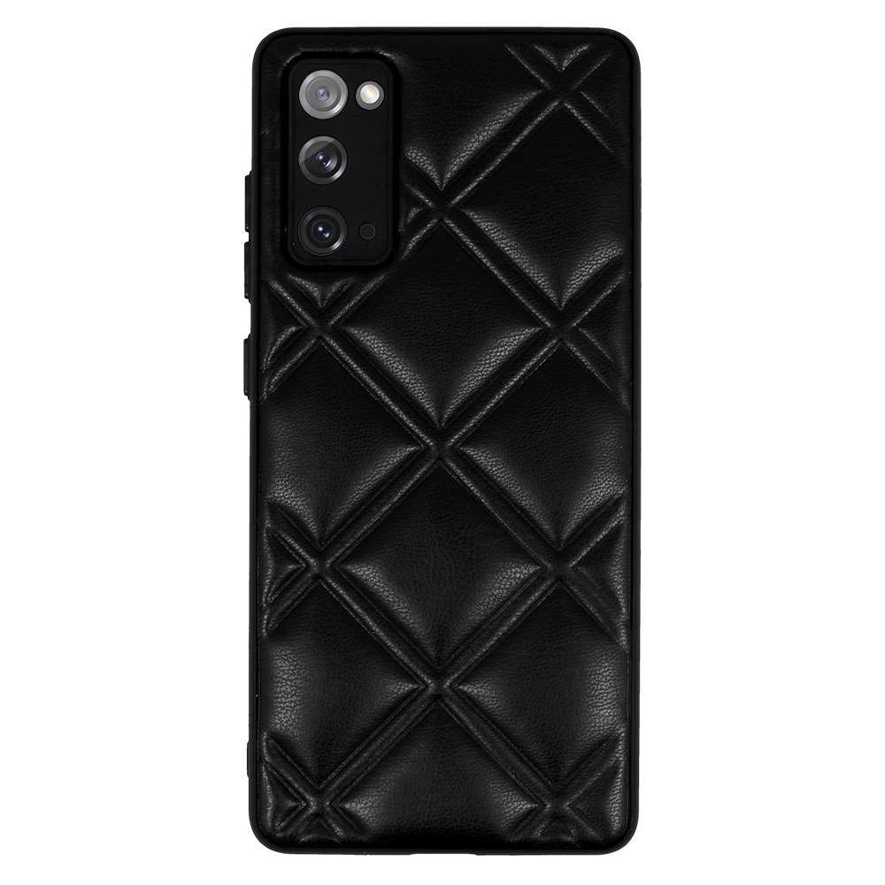 Leather 3D Case for Samsung Galaxy S20 FE/Lite design 3 black