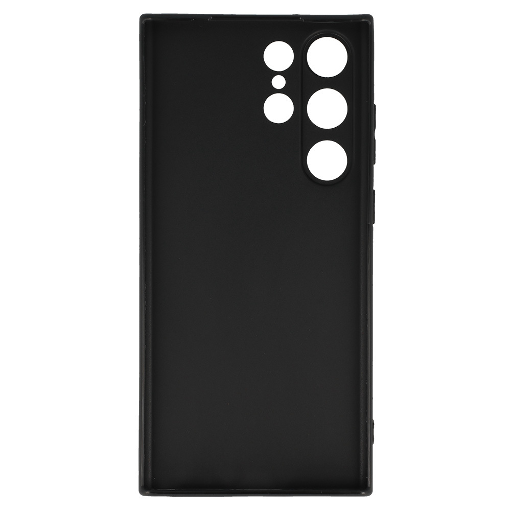Back Case MATT for SAMSUNG GALAXY S23 ULTRA Black