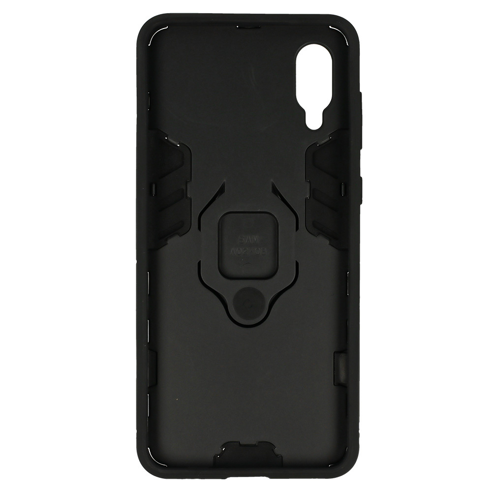 Ring Armor Case for Samsung Galaxy A02 Black