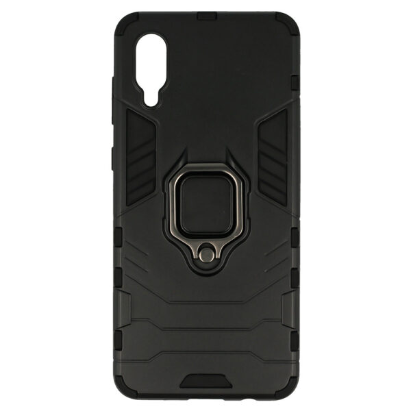Ring Armor Case for Samsung Galaxy A02 Black