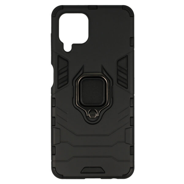 Ring Armor Case for Samsung Galaxy A22 4G/M22 4G Black