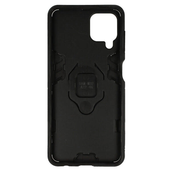 Ring Armor Case for Samsung Galaxy A22 4G/M22 4G Black