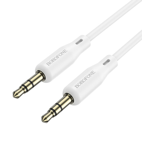 Borofone Cable AUX BL18 - jack 3,5mm to jack 3,5mm - 1 metr white