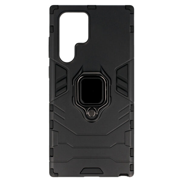 Ring Armor Case for Samsung Galaxy S22 Ultra Black