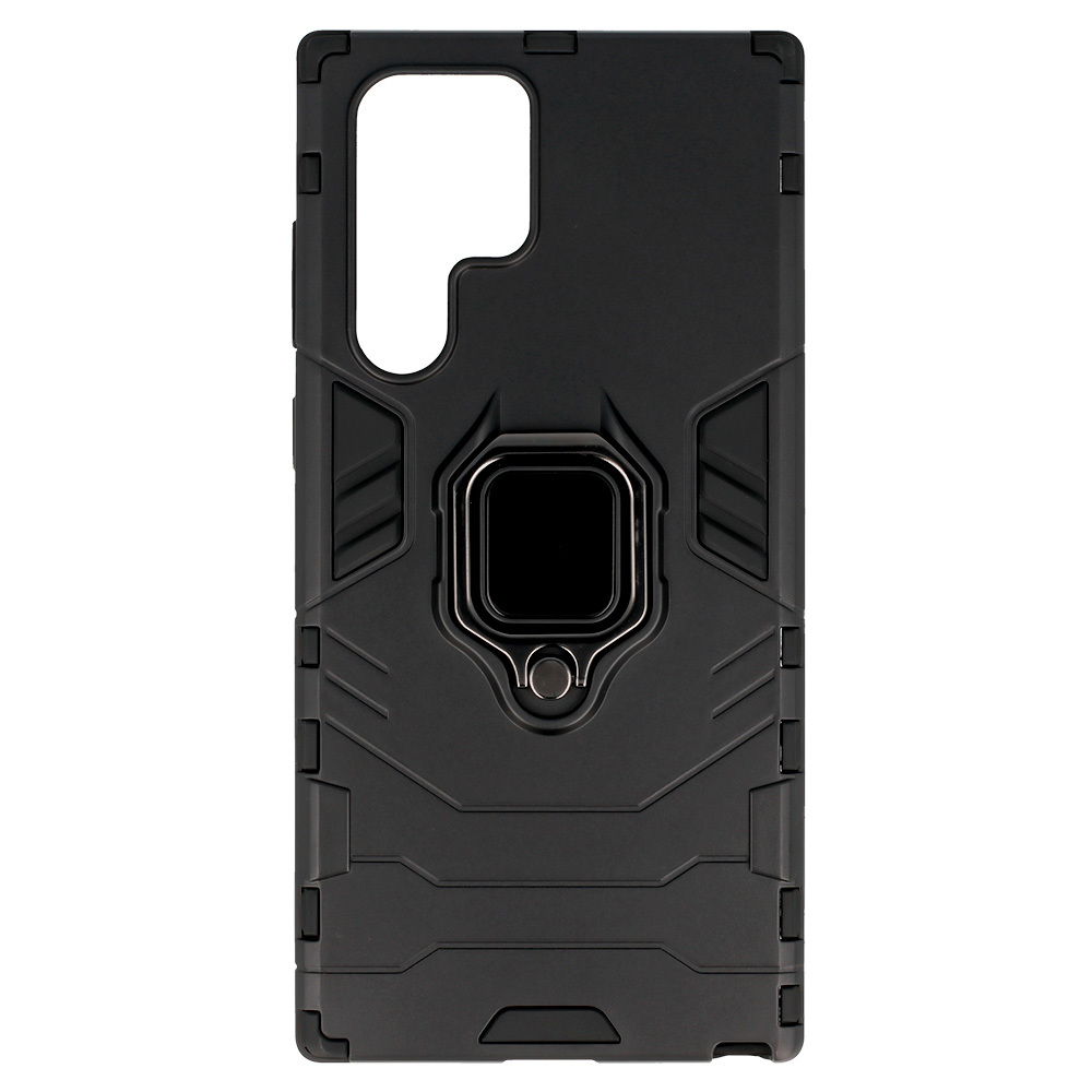 Ring Armor Case for Samsung Galaxy S22 Ultra Black