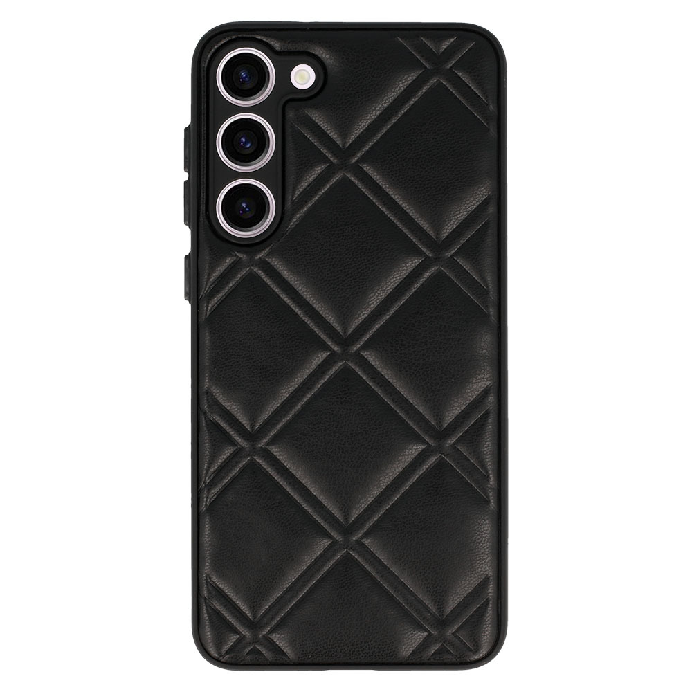 Leather 3D Case for Samsung Galaxy S23 design 3 black