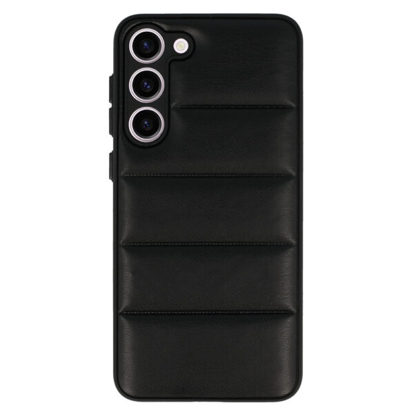 Leather 3D Case for Samsung Galaxy S23 Plus design 2 black
