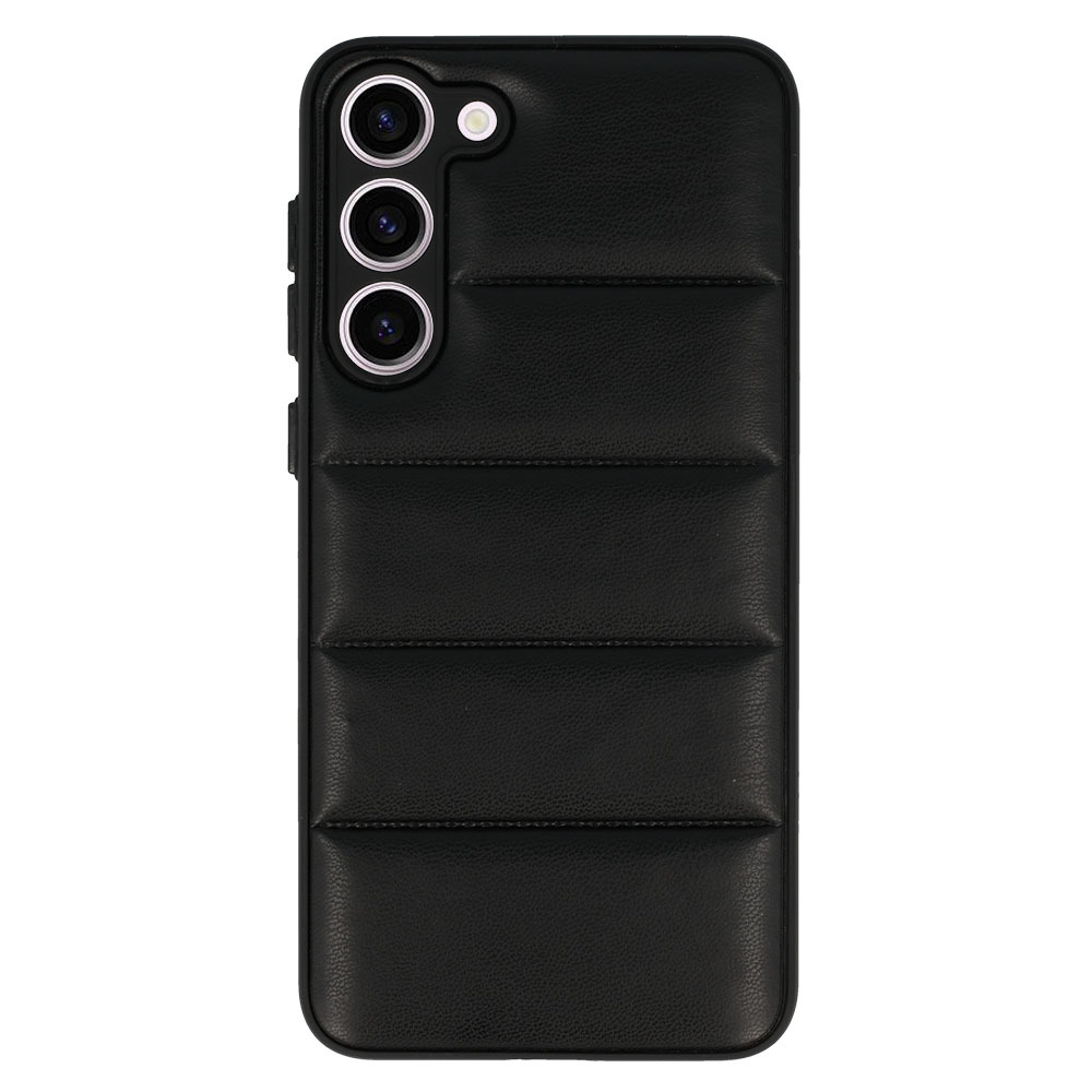 Leather 3D Case for Samsung Galaxy S23 Plus design 2 black