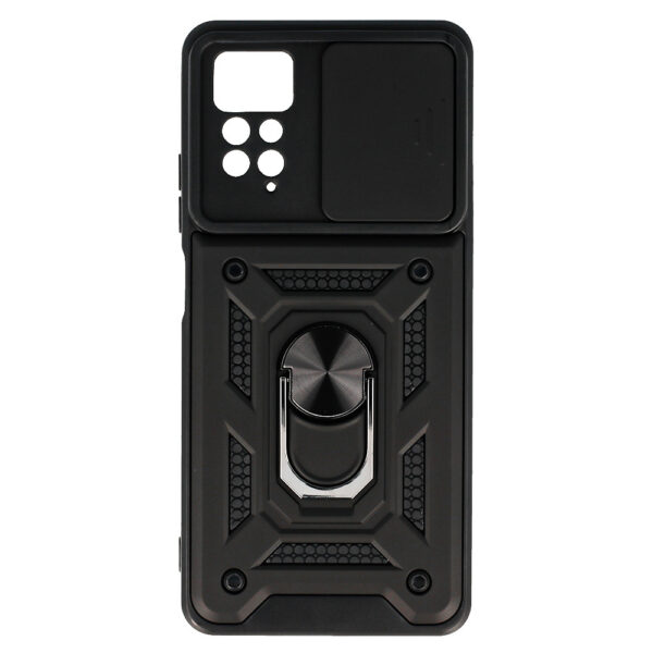 Slide Camera Armor Case for  Xiaomi Redmi Note 11 Pro/Note 11 Pro 5G Black