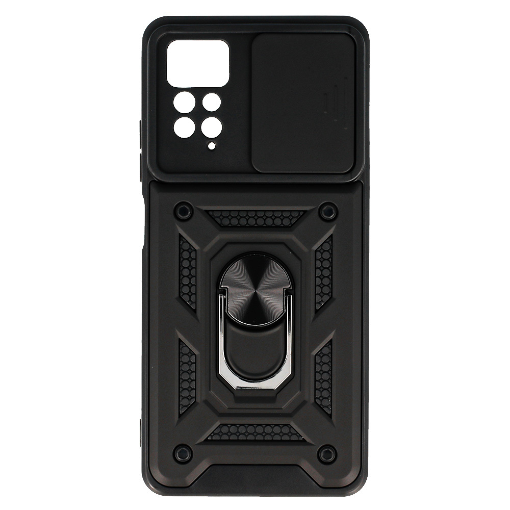 Slide Camera Armor Case for  Xiaomi Redmi Note 11 Pro/Note 11 Pro 5G Black