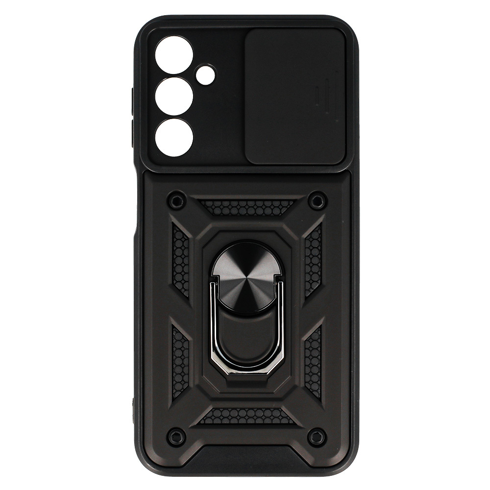 Slide Camera Armor Case for Samsung Galaxy A24 4G Black