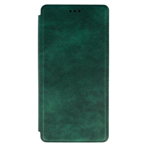 Razor Leather Book Case for Samsung Galaxy S23 dark green