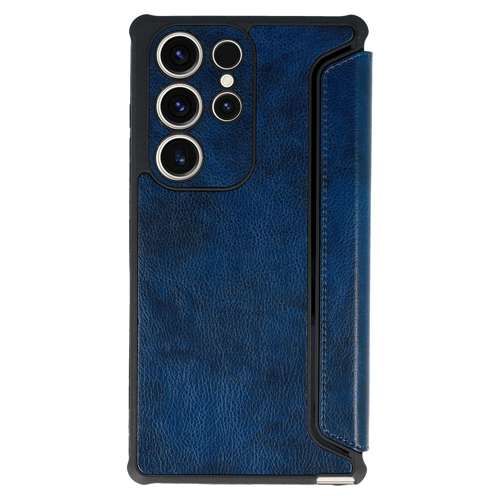 Razor Leather Book Case for Samsung Galaxy S23 navy