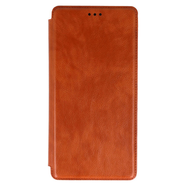 Razor Leather Book Case for Samsung Galaxy S23 Plus brown